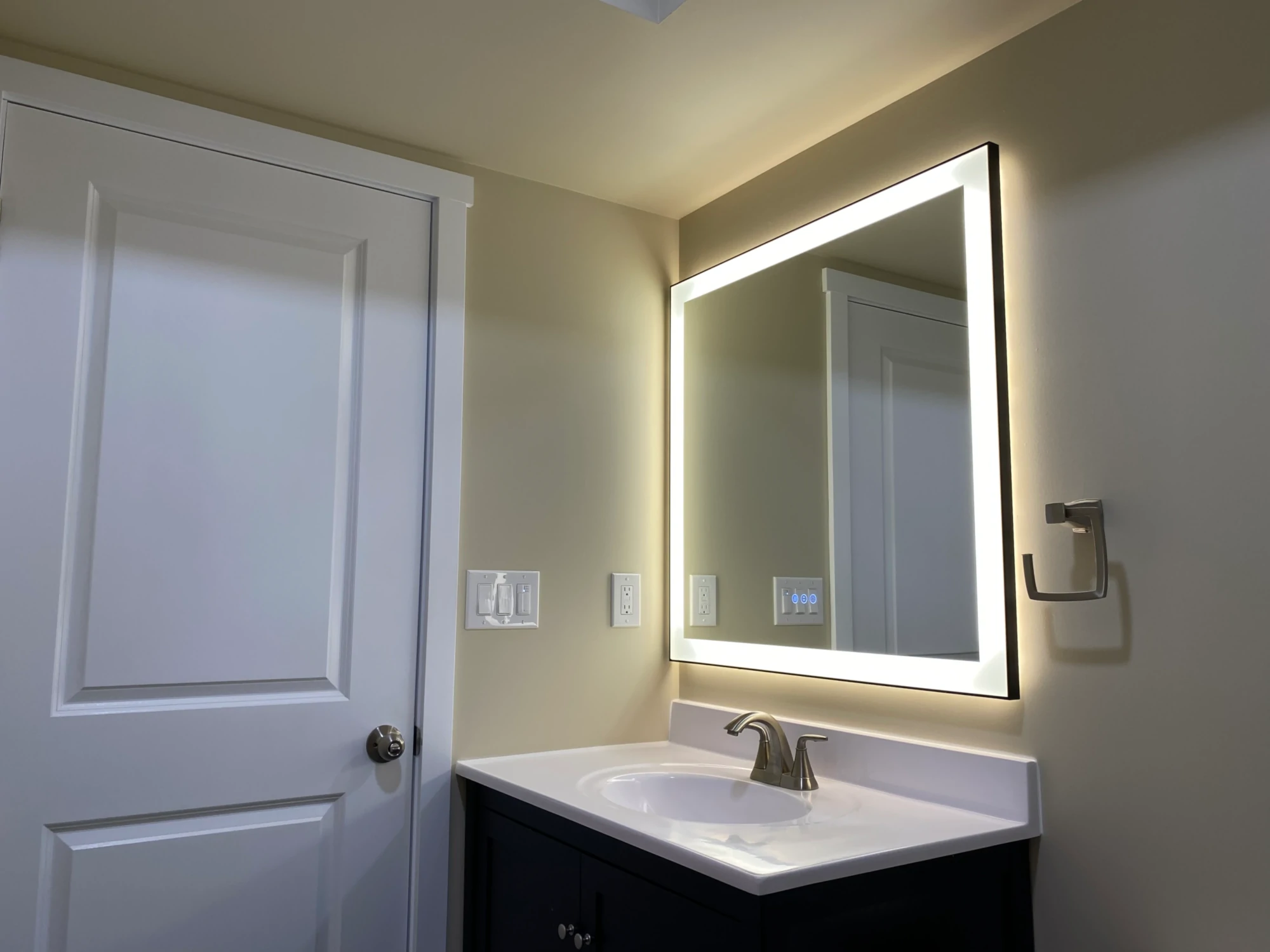 Wayfair LED Mirror Certified Canada MB Hydro Approved LiORA Electric Manitoba Electrician